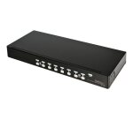 StarTech.com Commutateur KVM PS/2 USB 8 ports 1U empilables sur rack avec OSD