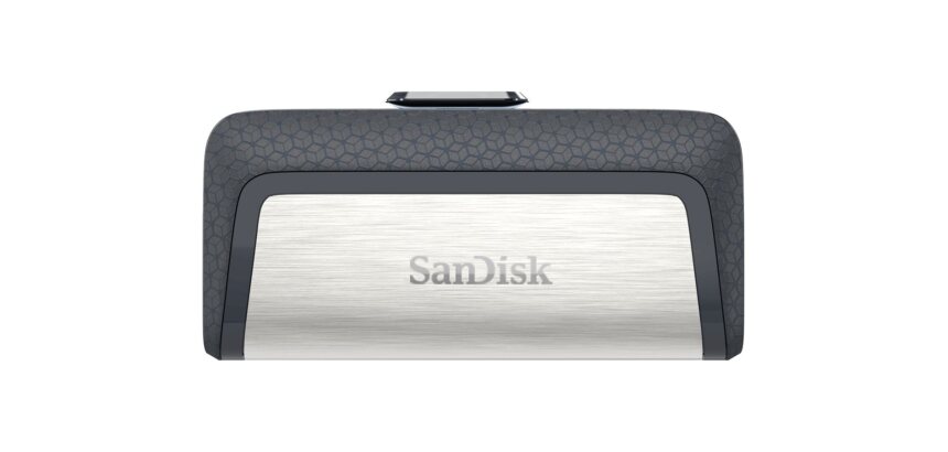 SanDisk Drive USB Ganda Ultra Tipe-C 256 GB lecteur USB flash 256 Go USB Type-A / USB Type-C 3.2 Gen 1 (3.1 Gen 1) Gris, Argent