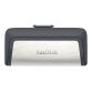 SanDisk Drive USB Ganda Ultra Tipe-C 256 GB lecteur USB flash 256 Go USB Type-A / USB Type-C 3.2 Gen 1 (3.1 Gen 1) Gris, Argent