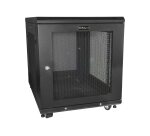 StarTech.com Armoire Rack Serveur 12U à 4 Montants, Armoire Verrouillable 19" pour Ordinateur/AV/Équipement IT, Rack Réseau pour Bureau/Domicile avec Roulettes et Rails de Montage Ajustables