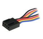 StarTech.com Câble répartiteur alimentation pr ventilateurs 4 broches 31cm -F/M