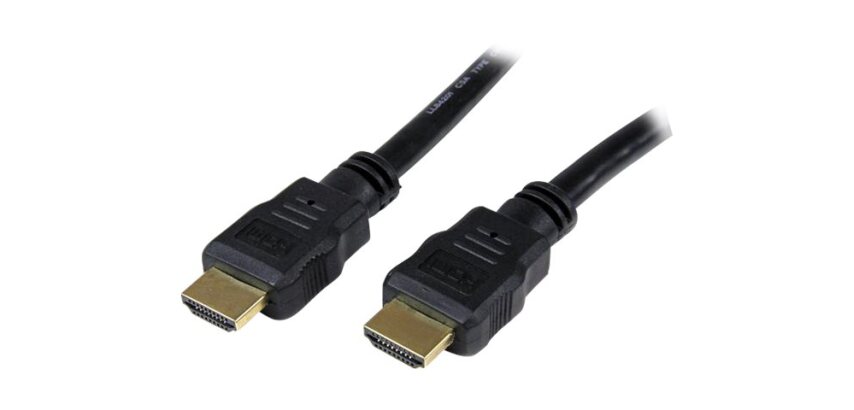 StarTech.com Câble HDMI 50cm - Câble HDMI 4K Haut Débit avec Ethernet - Vidéo UHD 4K 30Hz - Câble HDMI 1.4 - Moniteurs, Projecteurs, Téléviseurs et Écrans Ultra HDMI - Cordon HDMI Noir - M/M