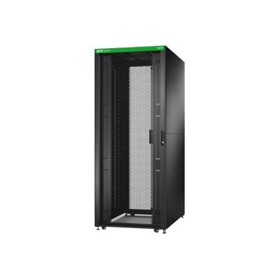 APC Baie EasyRack 800mm/42U/1200mm avec toit, panneau latéral, roulettes, noir