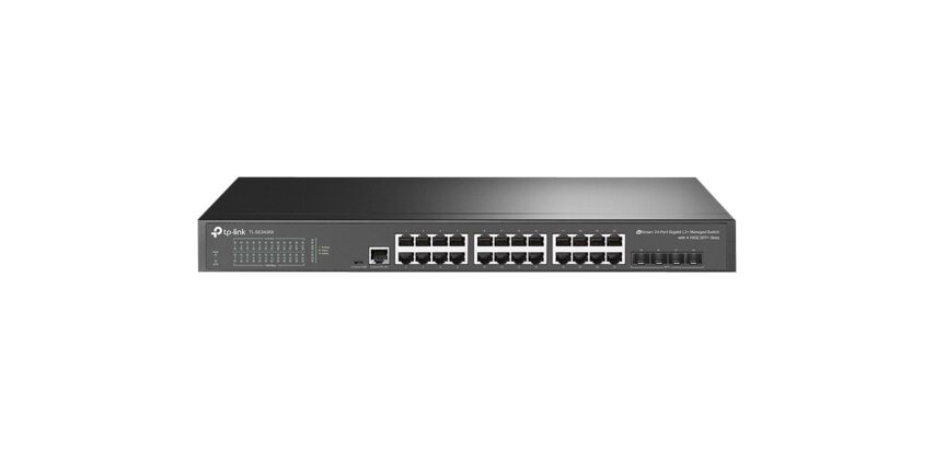 TP-Link Omada SG3428X commutateur réseau Géré L2+/L3 Gigabit Ethernet (10/100/1000) 1U Noir
