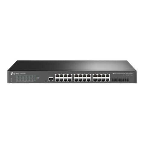 TP-Link Omada SG3428X commutateur réseau Géré L2+/L3 Gigabit Ethernet (10/100/1000) 1U Noir
