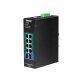 Trendnet TI-PG102I commutateur réseau Géré L2 Gigabit Ethernet (10/100/1000) Connexion Ethernet, supportant l'alimentation via ce port (PoE) Noir