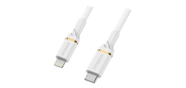 OtterBox Cable USB C-Lightning 1M USB-PD, Cloud Sky White