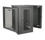 Tripp Lite Armoire rack à montage mural, profondeur de commutateur et profil compact 15U SmartRack, avec charnières dorsales