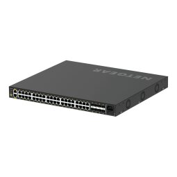 NETGEAR GSM4248P-100EUS commutateur réseau Géré L2/L3/L4 Gigabit Ethernet (10/100/1000) Connexion Ethernet, supportant l'alimentation via ce port (PoE) Noir