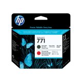 HP 771 - matte black, chromatic red - printhead