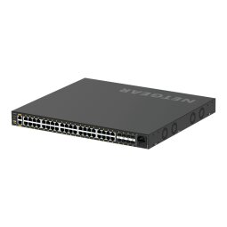 NETGEAR GSM4248PX-100EUS commutateur réseau Géré L2/L3/L4 Gigabit Ethernet (10/100/1000) Connexion Ethernet, supportant l'alimentation via ce port (PoE) Noir