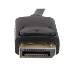 StarTech.com 6.5 ft / 2m DisplayPort to HDMI converter cable - 4K (DP2HDMM2MB) - adapter cable - DisplayPort / HDMI - 2 m