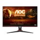 AOC G2 24G2ZE/BK LED display 60,5 cm (23.8") 1920 x 1080 pixels Full HD Noir, Rouge