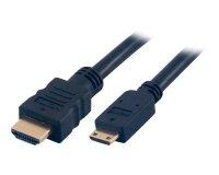 MCL 2m HDMI câble HDMI HDMI Type A (Standard) HDMI Type C (Mini) Noir