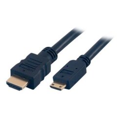 MCL 2m HDMI câble HDMI HDMI Type A (Standard) HDMI Type C (Mini) Noir
