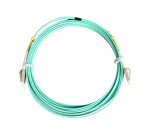 StarTech.com Câble Fibre Optique Multimode de 10m LC/UPC à LC/UPC OM3, Fibre Zipcord Full Duplex 50/125µm, Réseaux 100G, LOMMF/VCSEL, <0.3dB Faible Perte d'Insertion, Cordon Patch Fibre LSZH