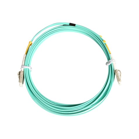 StarTech.com Câble Fibre Optique Multimode de 10m LC/UPC à LC/UPC OM3, Fibre Zipcord Full Duplex 50/125µm, Réseaux 100G, LOMMF/VCSEL, <0.3dB Faible Perte d'Insertion, Cordon Patch Fibre LSZH