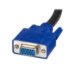 StarTech.com Câble KVM (clavier / vidéo / souris) universel - 2 en 1 - VGA et USB