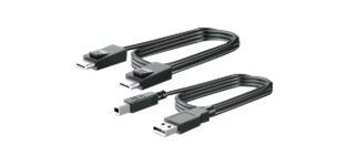 HP Câble DP et USB B vers A 300 cm pour L7016t L7014t et L7010t