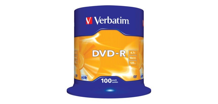 Verbatim - DVD-R x 100 - 4.7 GB - Speichermedium