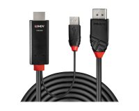 Lindy Câble adaptateur 2m HDMI vers Display Port 4K60Hz