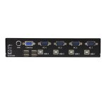 StarTech.com Commutateur KVM 4 Ports VGA USB, Montage en Rack - Switch KVM - 1920x1440