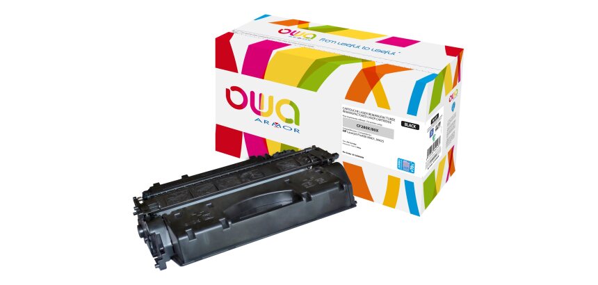 Toner remanufacturé OWA - très très haute capacité - Noir - pour HP CF280X