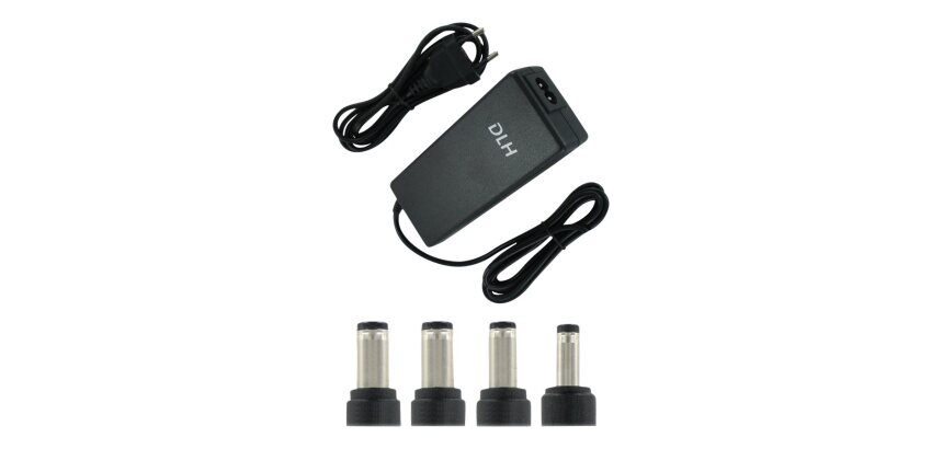 DLH DY-AI754 adaptateur de puissance & onduleur 60 W Noir