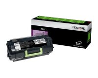 Lexmark 522 - black - original - toner cartridge - LCCP, LRP