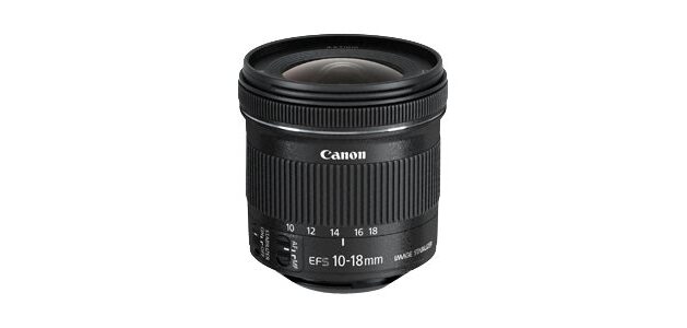 Objectif zoom Canon EF-S 10-18mm f4,5-5,6 IS STM