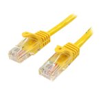 StarTech.com Câble réseau Cat5e sans crochet de 50 cm - Jaune