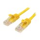 StarTech.com Câble réseau Cat5e sans crochet de 50 cm - Jaune