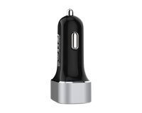 DLH DY-LI3345 chargeur d'appareils mobiles Ordinateur portable, Smartphone, Tablette Noir USB Auto