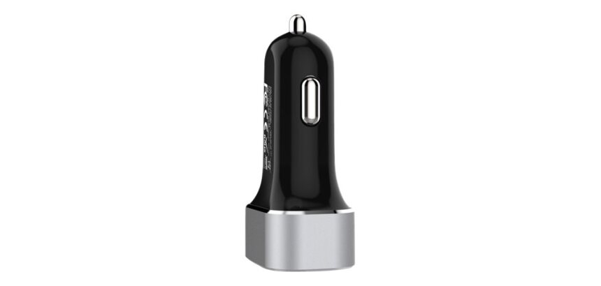 DLH DY-LI3345 chargeur d'appareils mobiles Ordinateur portable, Smartphone, Tablette Noir USB Auto
