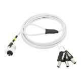 Mobilis 001272 câble antivol Noir, Blanc, Jaune 2 m