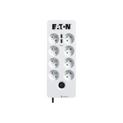 Eaton PB8TUF protection surtension Noir, Blanc 8 sortie(s) CA 220 - 250 V 1,5 m