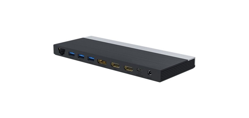 DLH DY-SA5030 station d'accueil Avec fil USB 3.2 Gen 1 (3.1 Gen 1) Type-C Noir