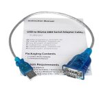 StarTech.com Câble Adaptateur USB vers Série DB9 RS232 - Mâle / Mâle