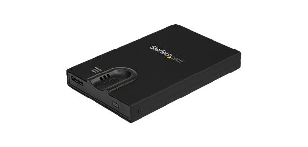 StarTech.com Boîtier de disque dur SATA de 2,5" crypté - Accès par empreinte digitale