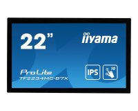 iiyama ProLite TF2234MC-B7X écran plat de PC 54,6 cm (21.5") 1920 x 1080 pixels Full HD LED Écran tactile Multi-utilisateur Noir