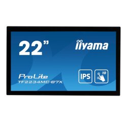 iiyama ProLite TF2234MC-B7X écran plat de PC 54,6 cm (21.5") 1920 x 1080 pixels Full HD LED Écran tactile Multi-utilisateur Noir