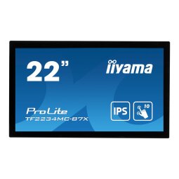 iiyama ProLite TF2234MC-B7X écran plat de PC 54,6 cm (21.5") 1920 x 1080 pixels Full HD LED Écran tactile Multi-utilisateur Noir