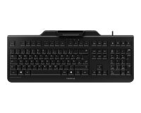 CHERRY SECURE BOARD 1.0 Clavier filaire, lecteur cartes à puce, noir, USB, AZERTY - FR