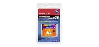 Transcend TS4GCF133 mémoire flash 4 Go CompactFlash MLC