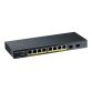Zyxel GS1100-10HP v2 Non-géré Gigabit Ethernet (10/100/1000) Connexion Ethernet, supportant l'alimentation via ce port (PoE) Noir