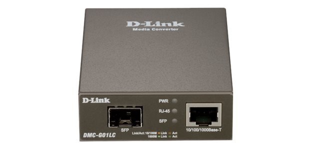 D-Link DMC-G01LC/E convertisseur de support réseau 1000 Mbit/s Gris