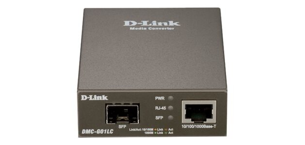 D-Link DMC-G01LC/E convertisseur de support réseau 1000 Mbit/s Gris