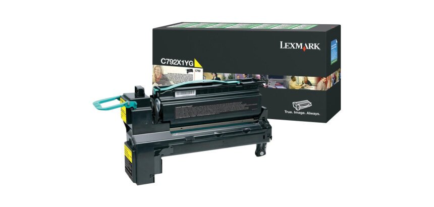 Lexmark C792X1YG Cartouche de toner 1 pièce(s) Original Jaune