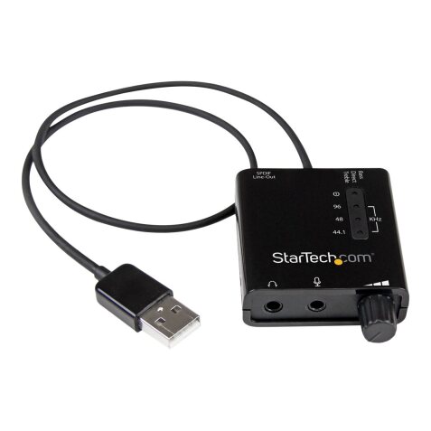 StarTech.com Carte son externe USB avec audio SPDIF numérique - Convertisseur DAC USB audio