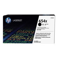 HP 654X - à rendement élevé - noir - original - LaserJet - cartouche de toner (CF330X)